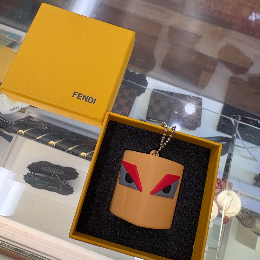 Fendi Monster Collection Tan and Red USB